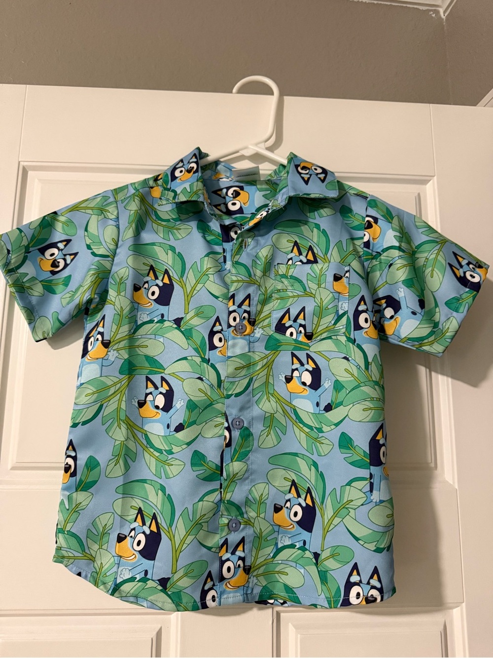 Kids Bluey Button-Up Shirt